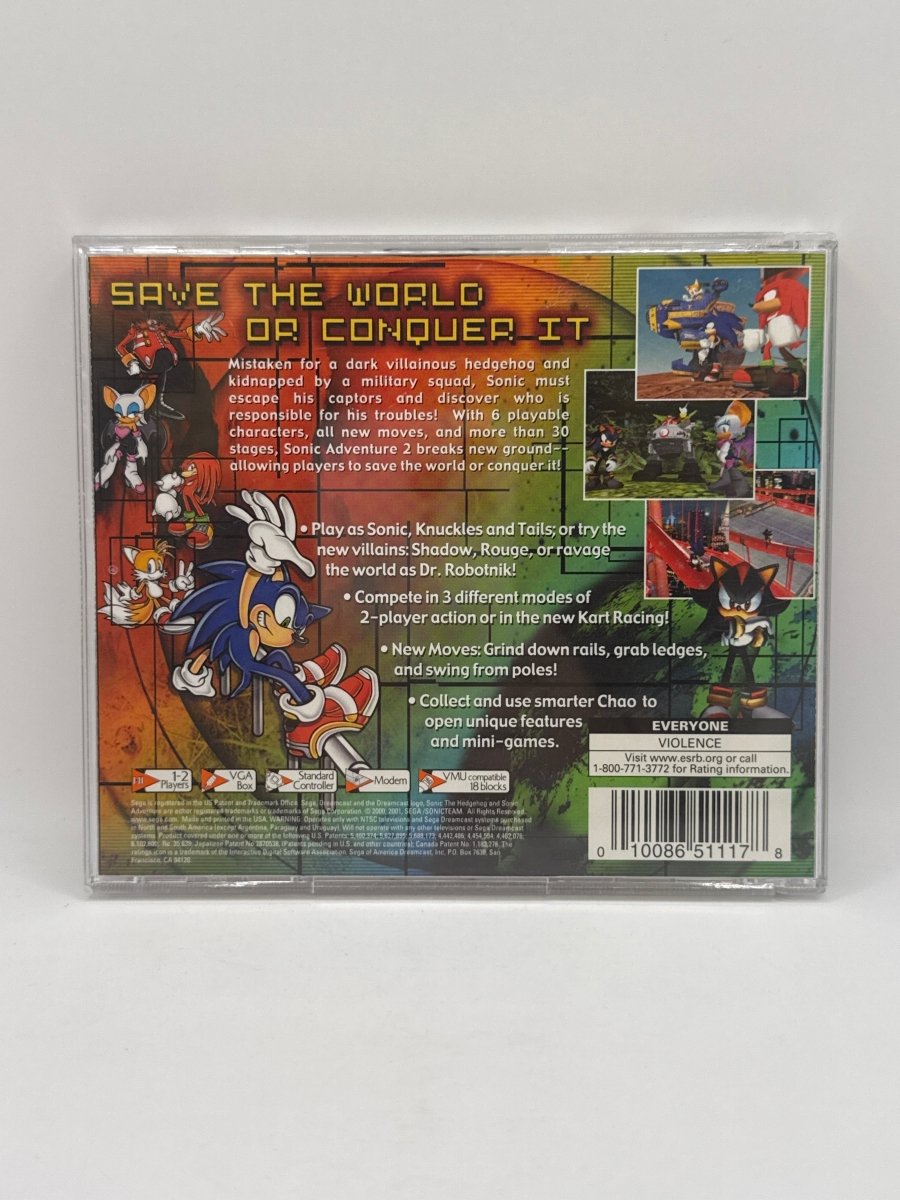 Sonic Adventure 2 CL01 (CIB) Sega Dreamcast