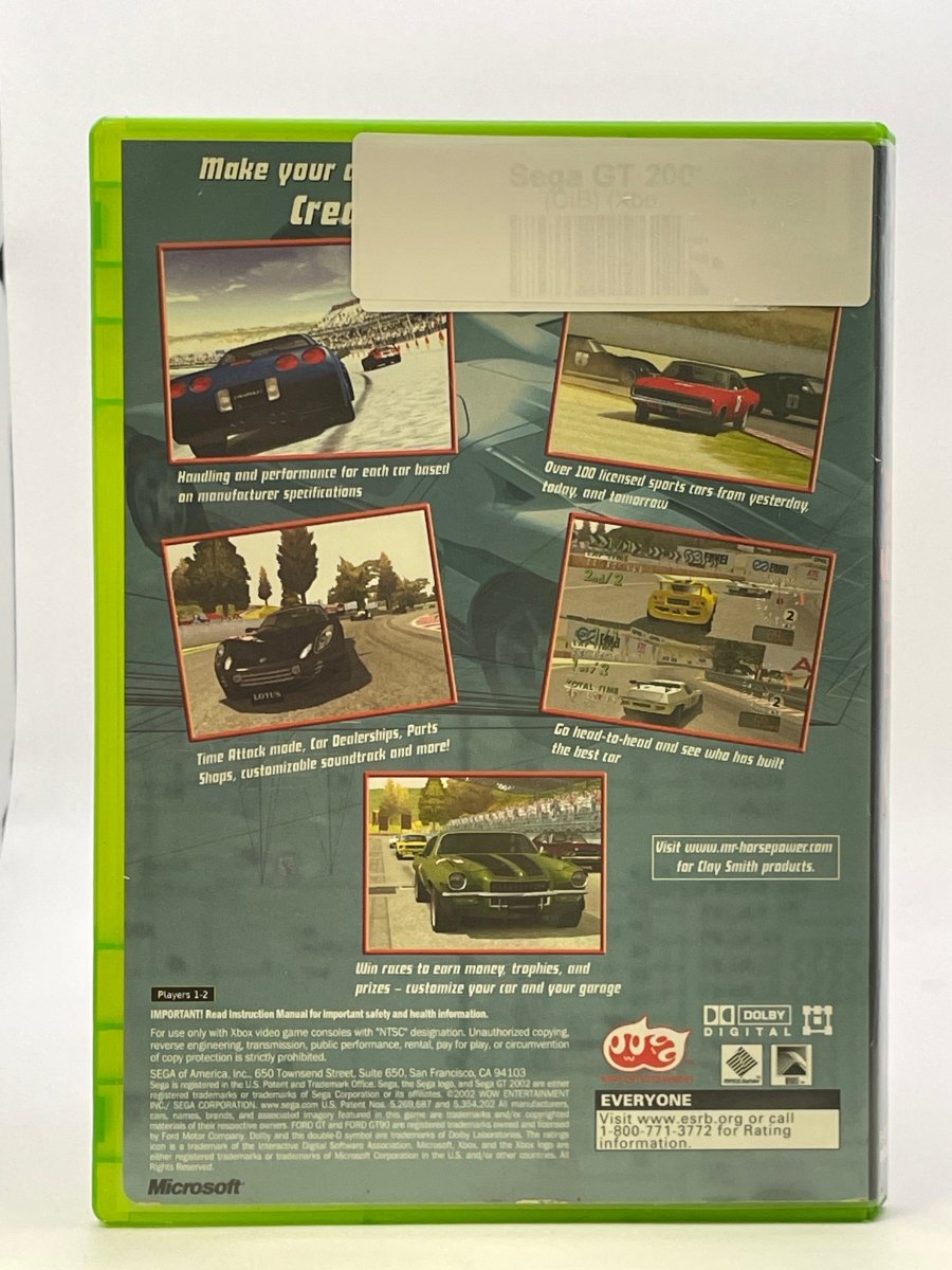Sega GT 2002 CL01 (CIB) Original Xbox
