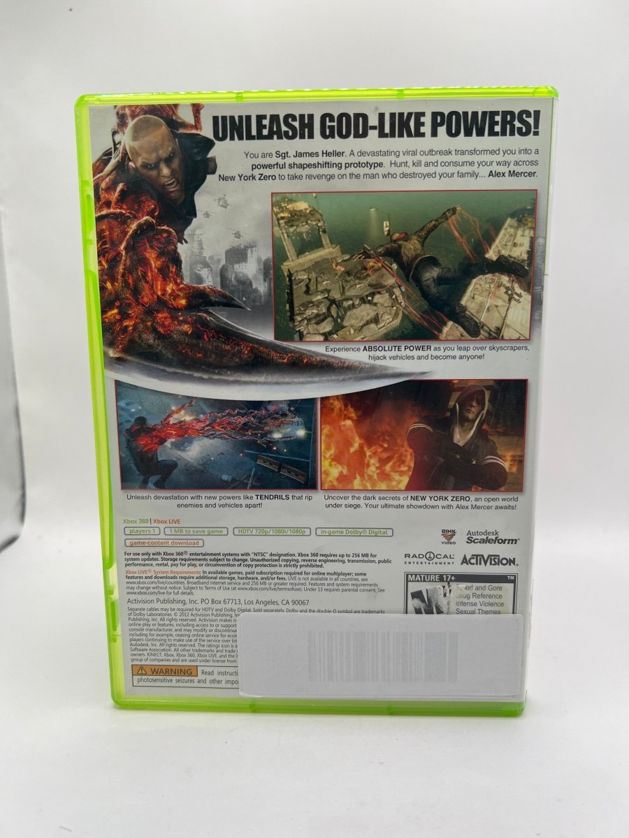 Prototype 2 CL01 (CIB) Xbox 360