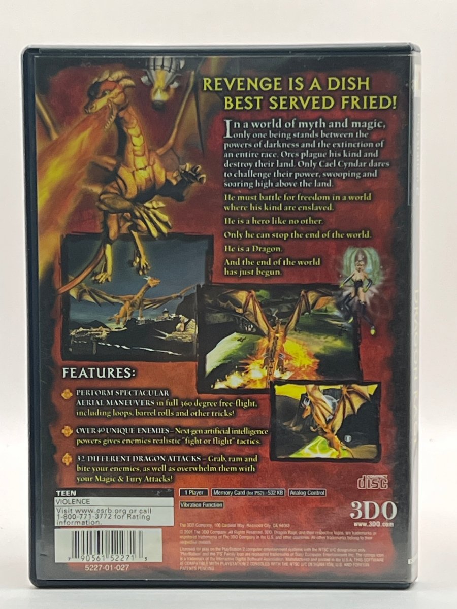Dragon Rage CL01 (CIB) PlayStation 2