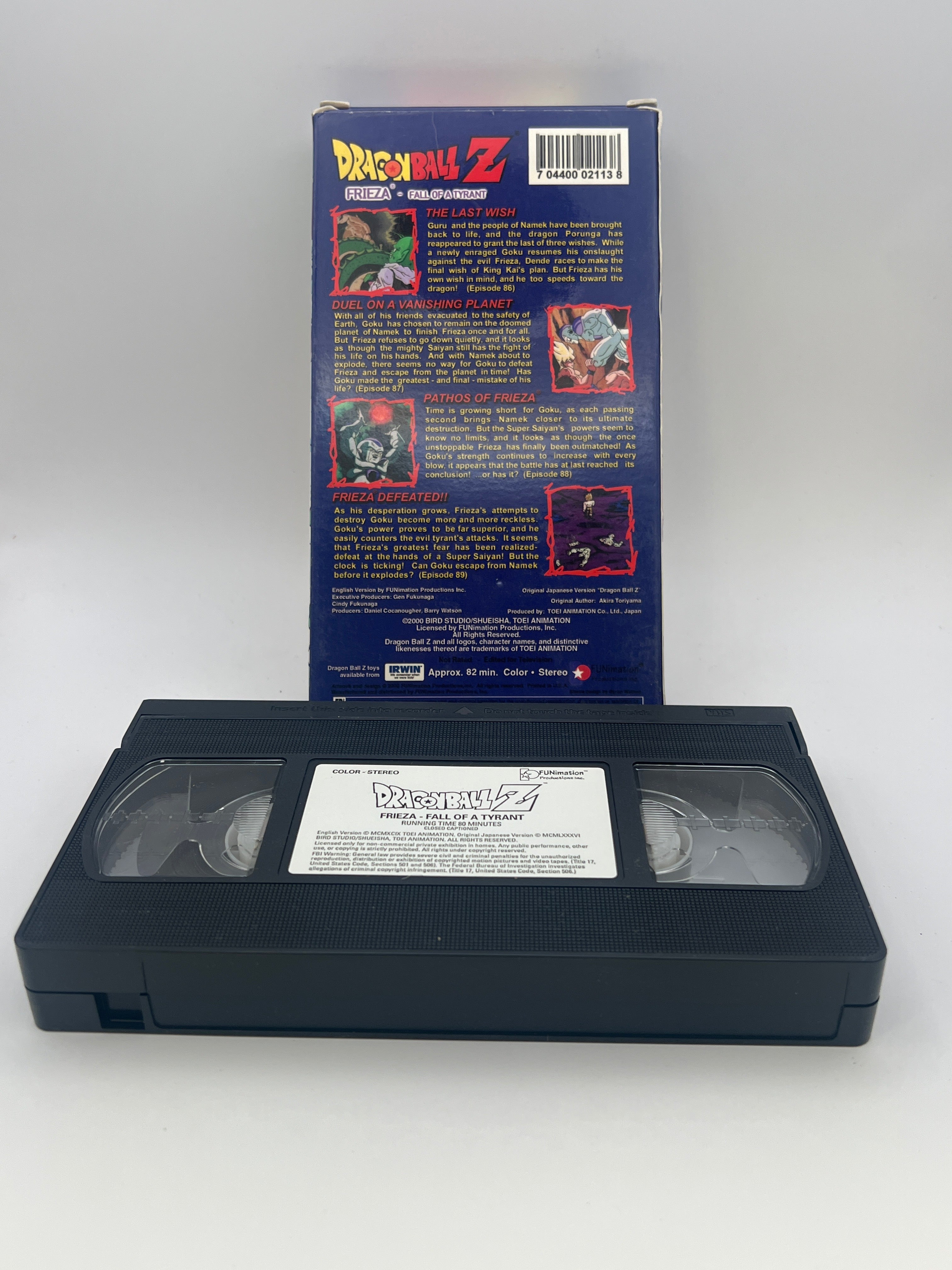Dragon Ball Z - Frieza Fall Of A Tyrant (2000) Used VHS