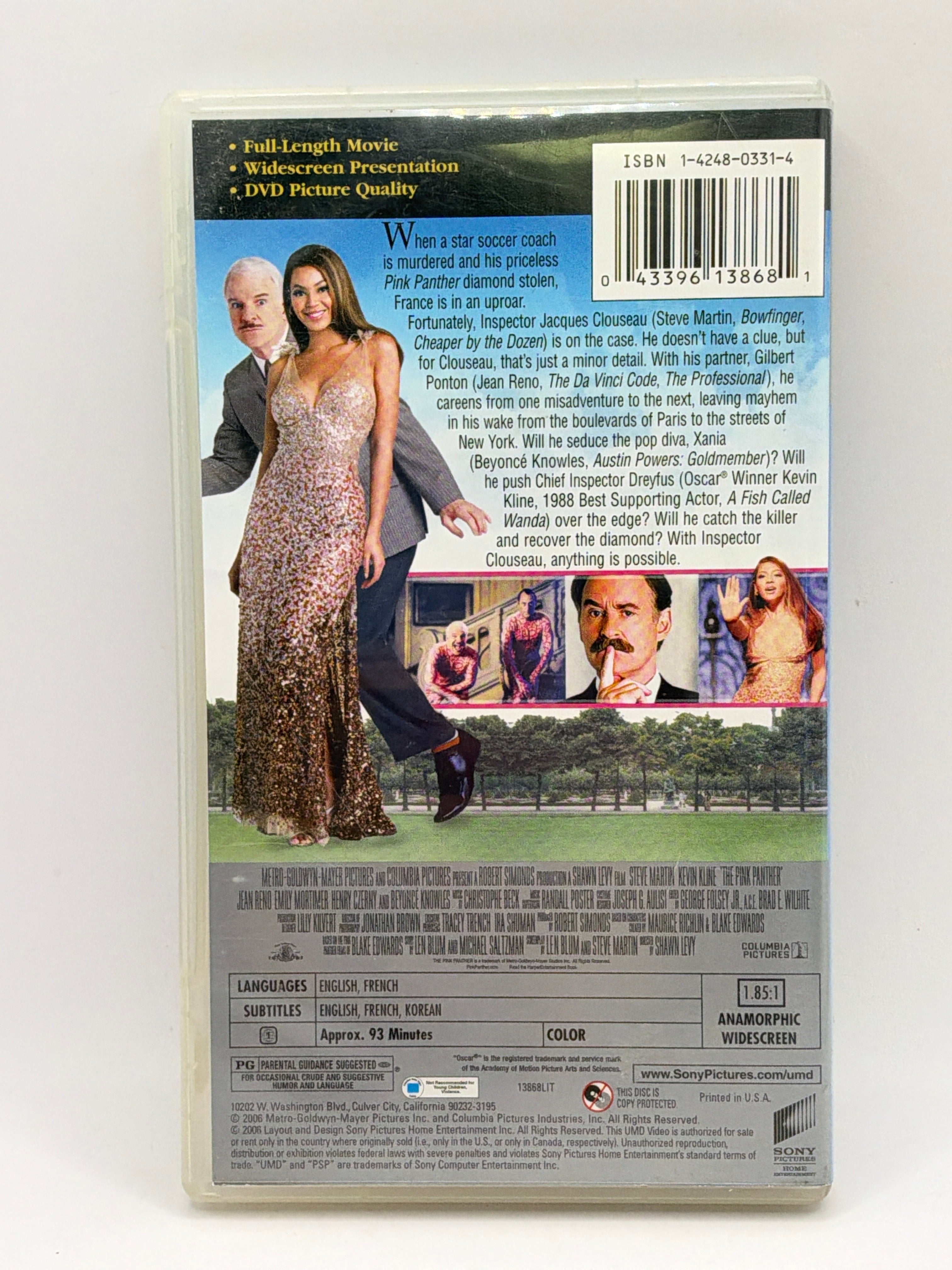 Pink Panther [UMD] CL01 (CIB) PSP