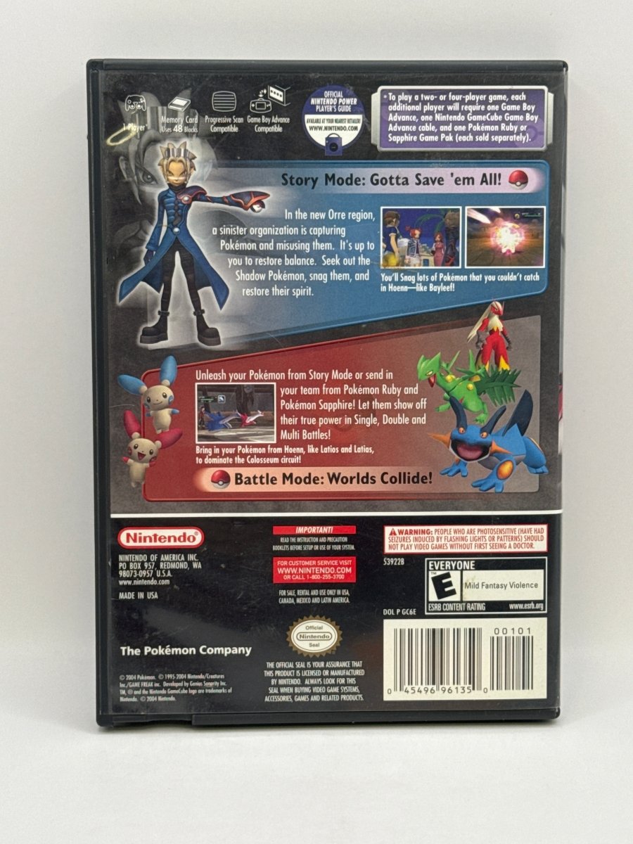Pokemon Colosseum CL01 (CIB) Nintendo GameCube