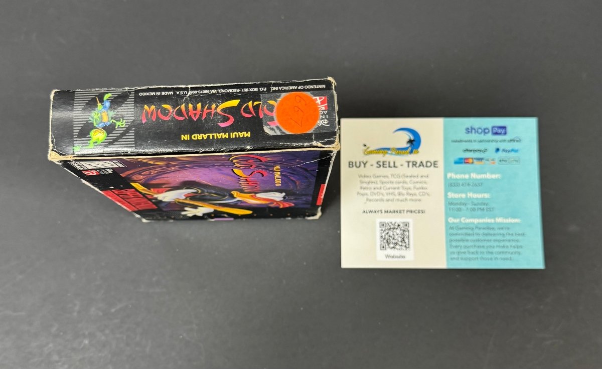 Maui Mallard in Cold Shadow Super Nintendo CL 01