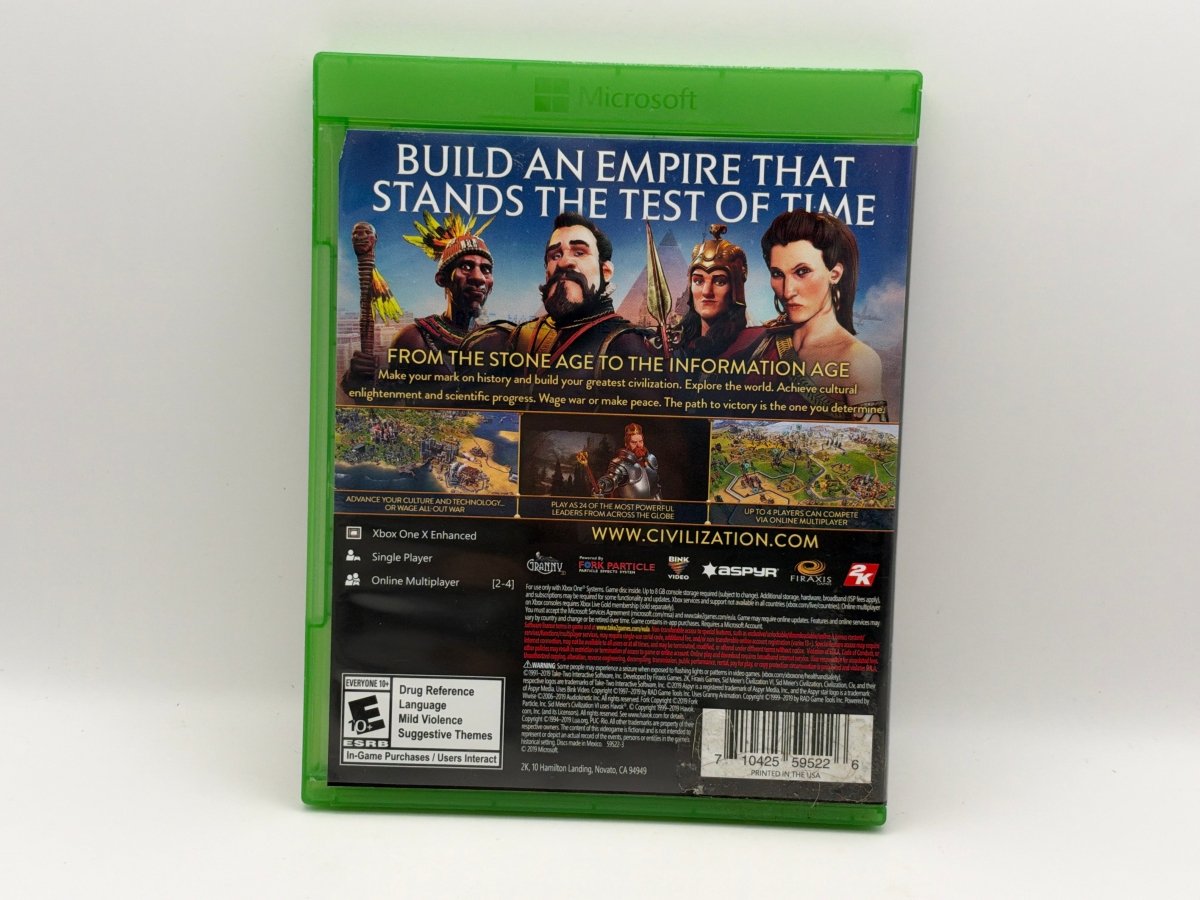 Civilization VI CL01 (CIB) Xbox One