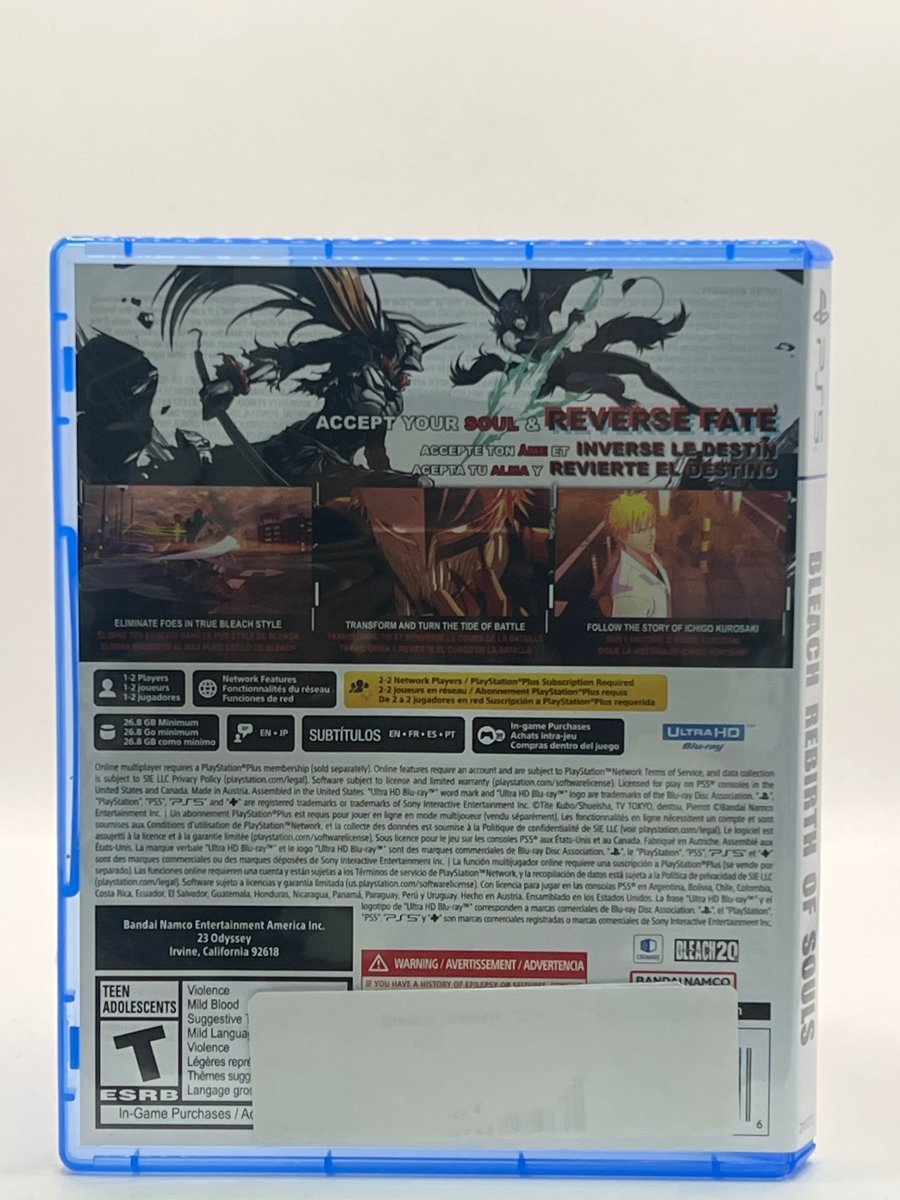 Bleach: Rebirth of Souls CL01 (CIB) PlayStation 5