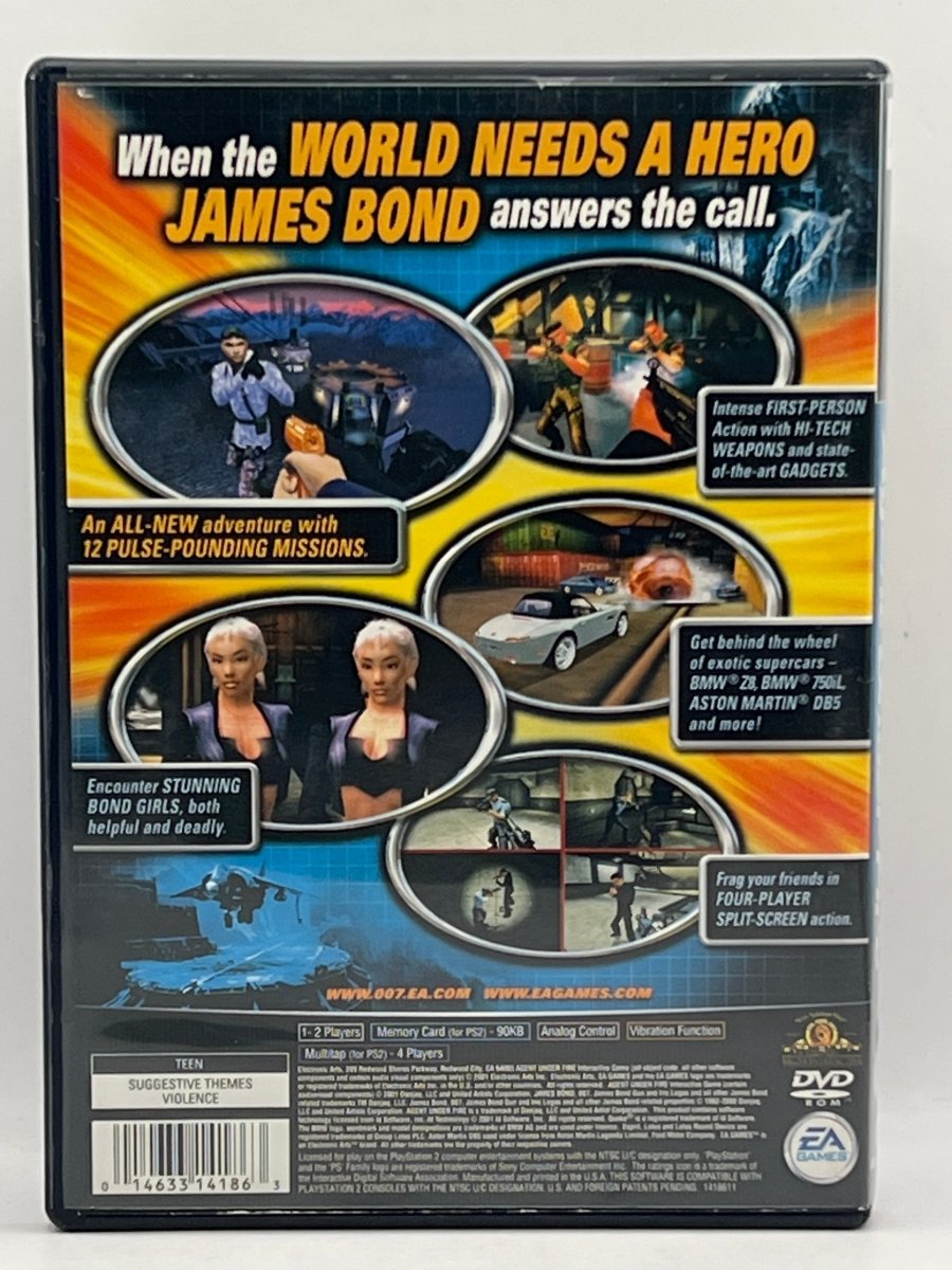 007 Agent Under Fire CL04 (CIB) PlayStation 2
