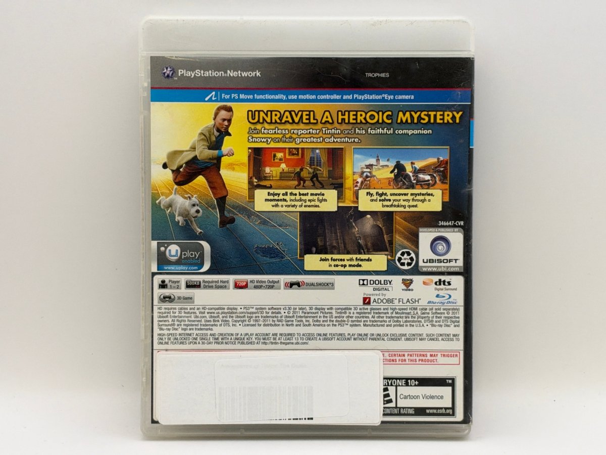 Adventures of Tintin: The Game CL01 (CIB) Playstation 3