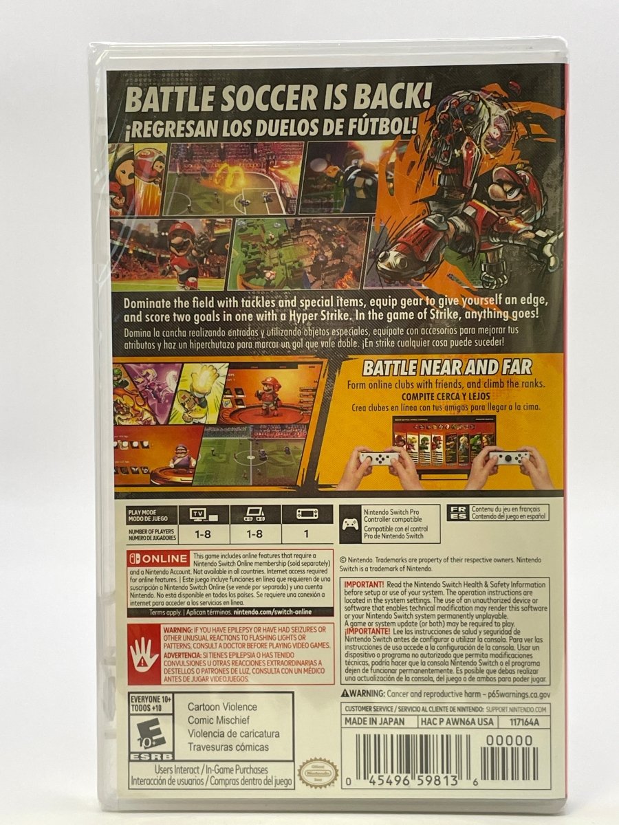 Mario Strikers: Battle League CL02 (NEW) Nintendo Switch