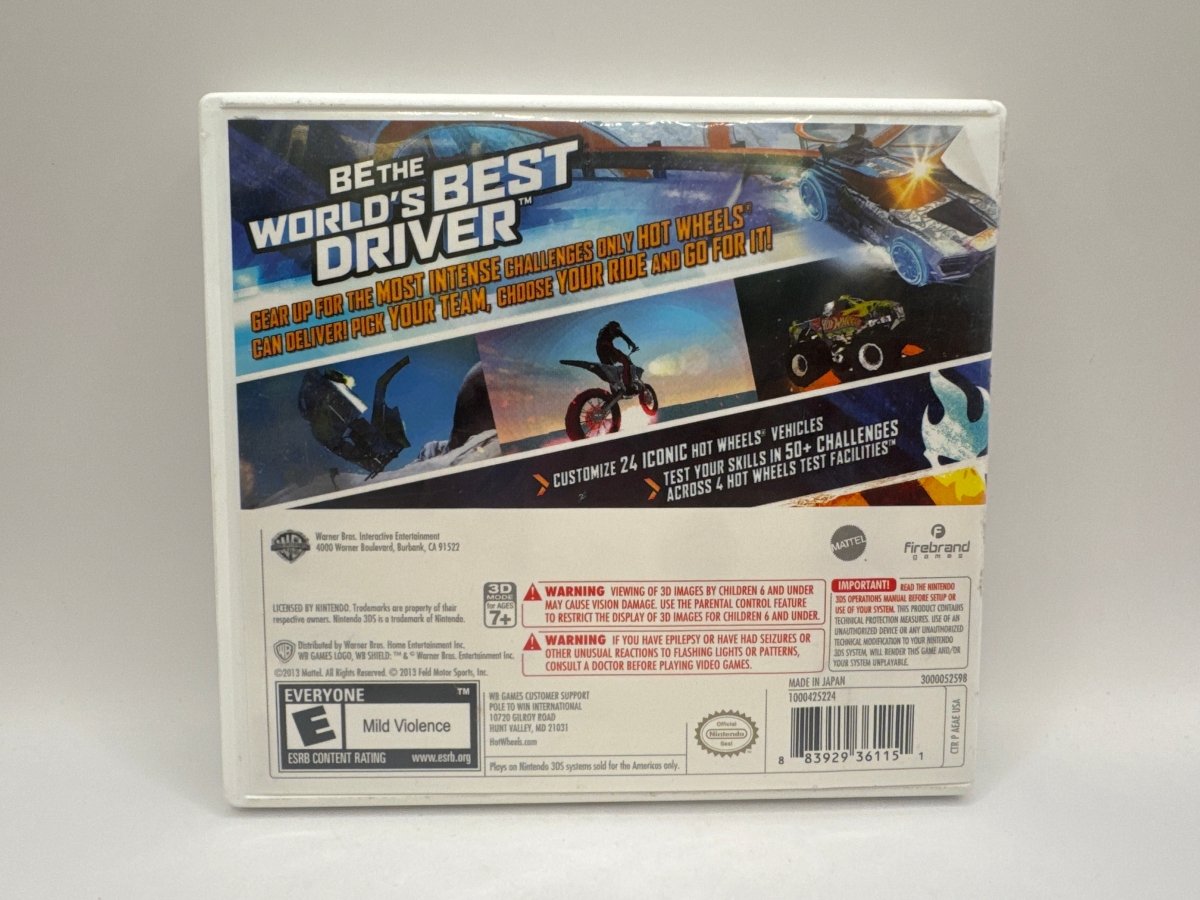 Hot Wheels: World’s Best Driver CL01 (CIB) Nintendo 3DS