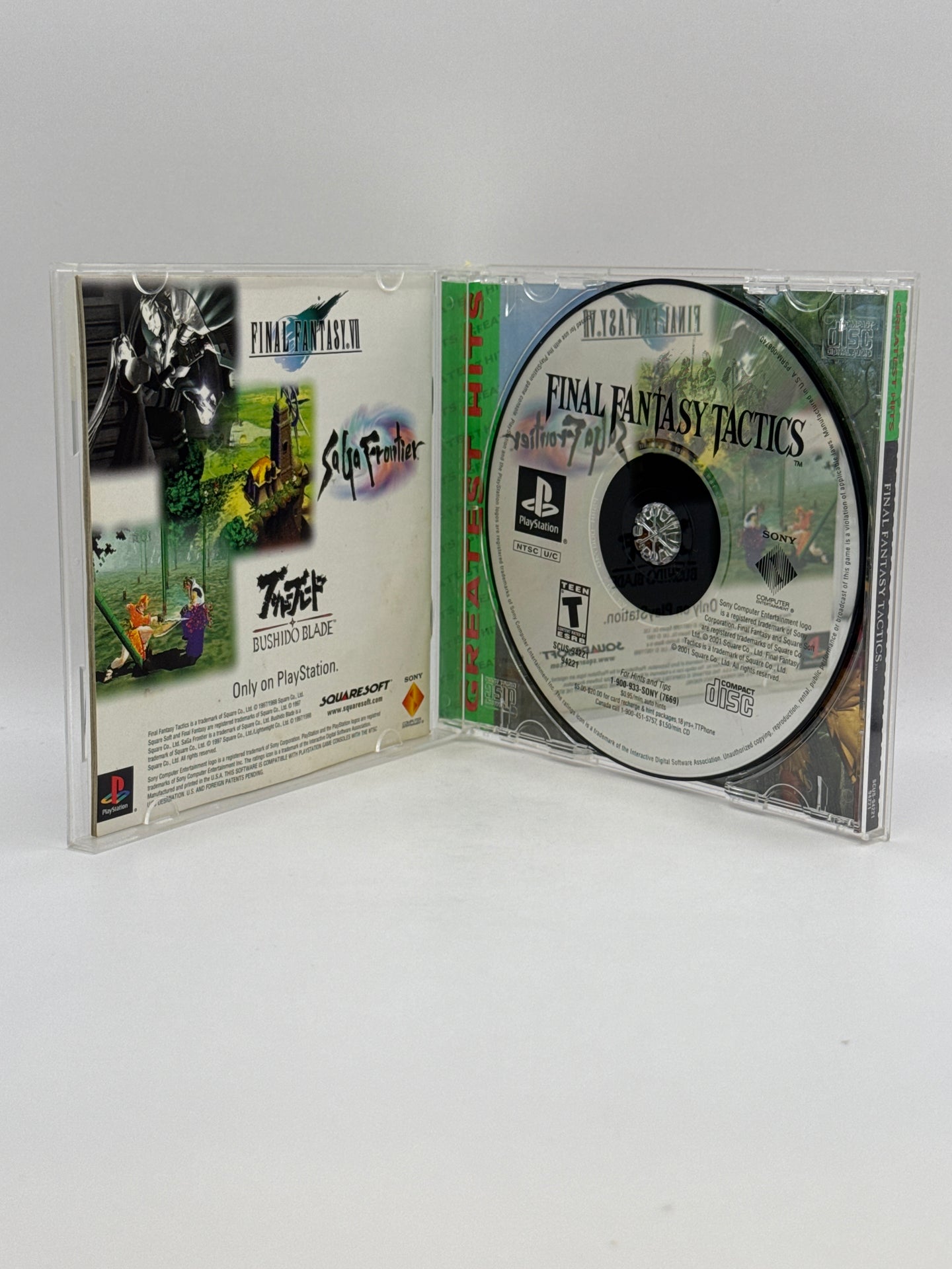 Final Fantasy Tactics Greatest Hits CL01 (CIB) PlayStation One