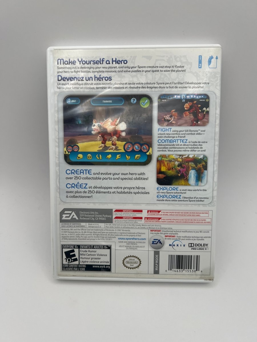 Spore Hero CL02 (CIB) Nintendo Wii