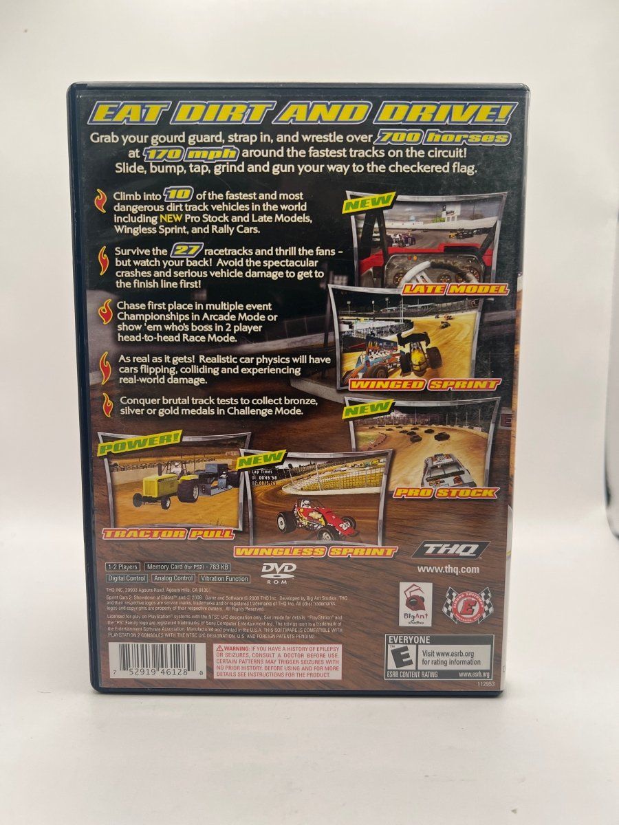 Sprint Cars 2 Showdown at Eldora CL01 (CIB) PlayStation 2