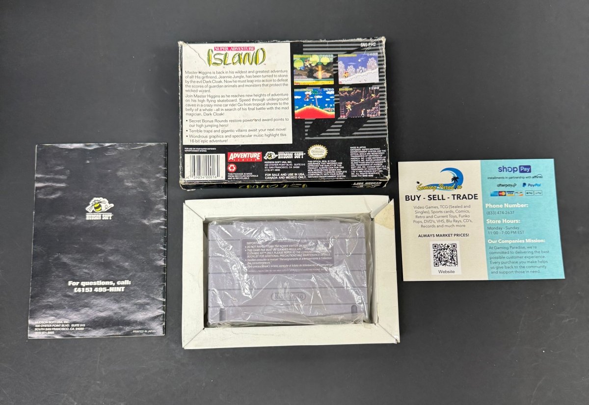 Super Adventure Island Super Nintendo CL 01