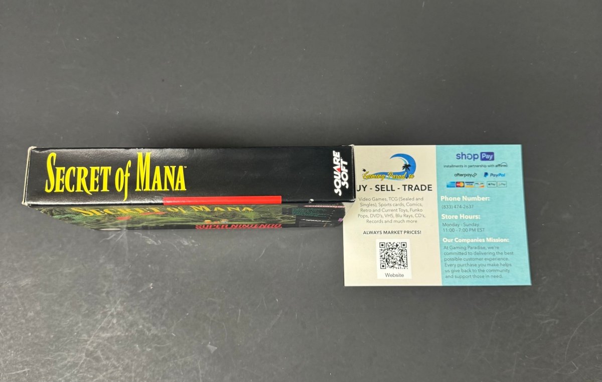 Secret Of Mana Super Nintendo CL 01