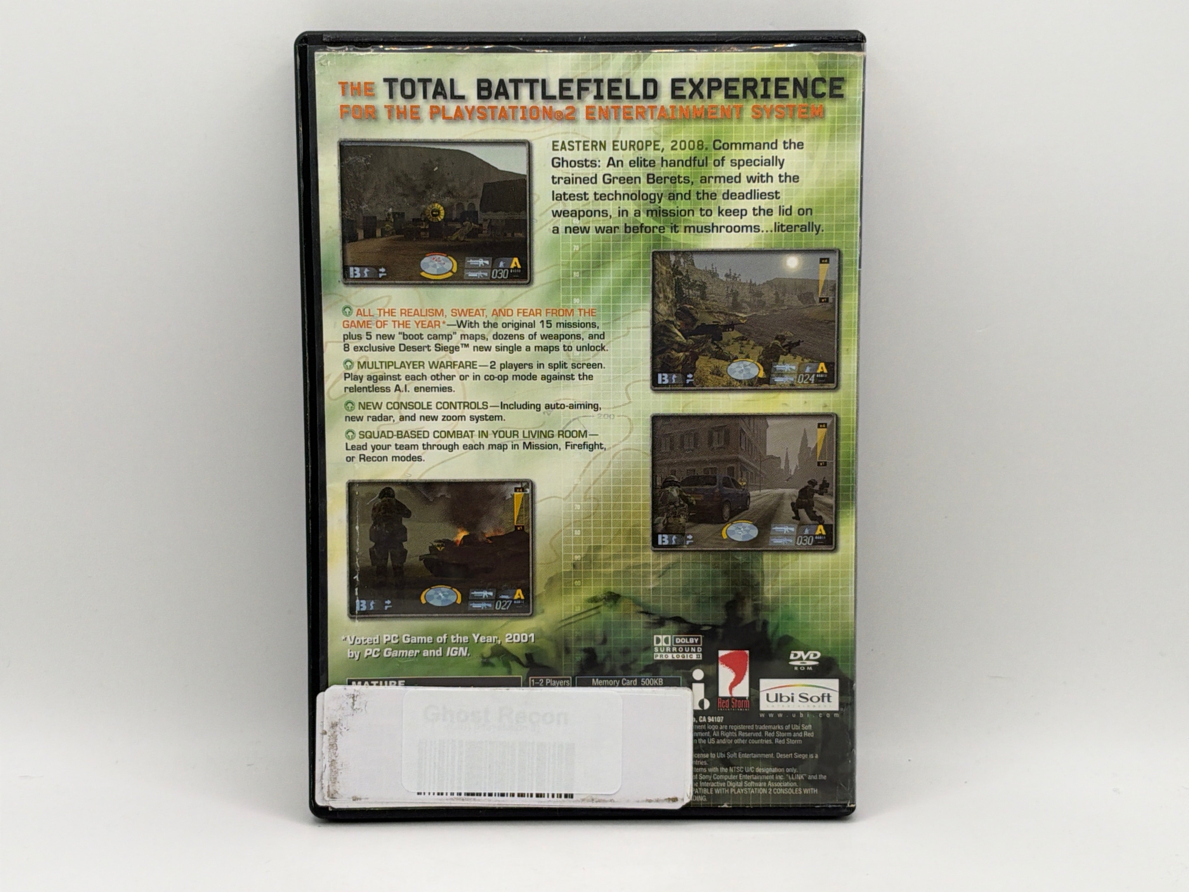 Ghost Recon CL01 (CIB) PlayStation 2