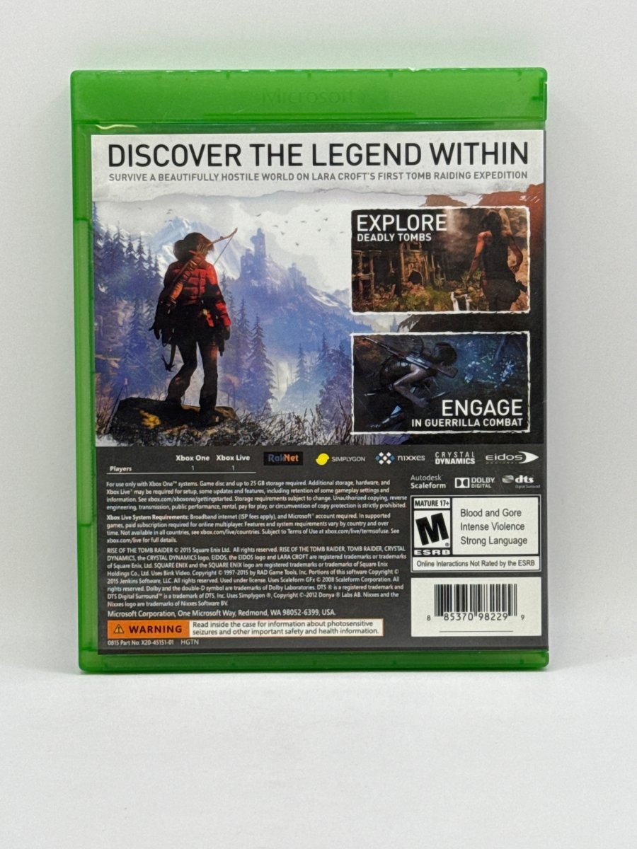 Rise of the Tomb Raider CL01 (CIB) Xbox One