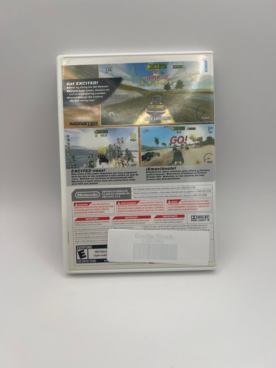 Excite Truck CL01 (CIB) Nintendo Wii