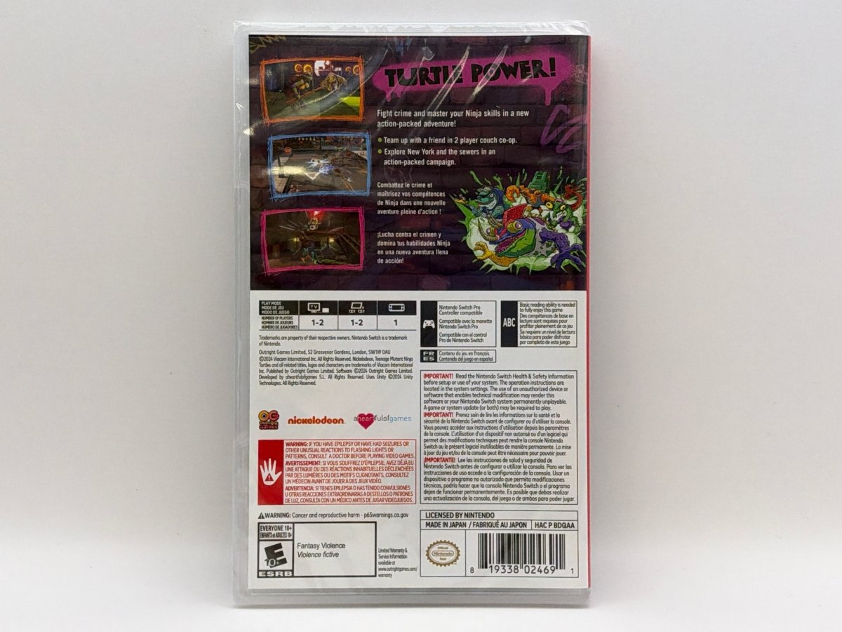 Teenage Mutant Ninja Turtles: Mutants Unleashed CL01 (NEW) Nintendo Switch