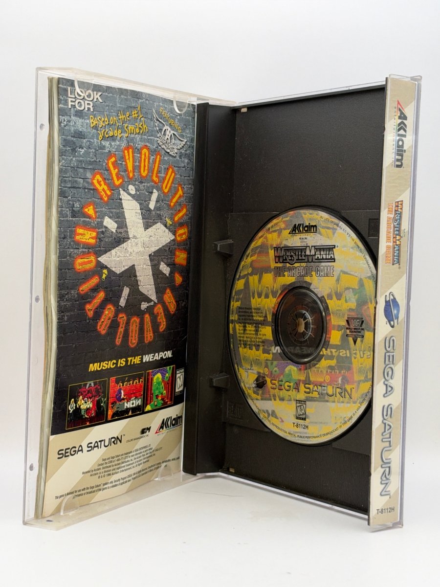 WWF Wrestlemania The Arcade Game CL01 (CIB) Sega Saturn