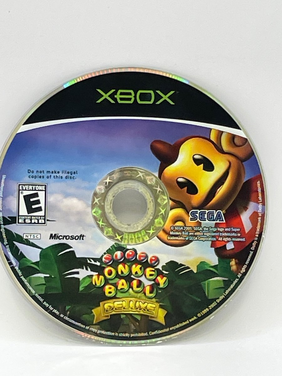 Super Monkey Ball Deluxe CL01 (Loose Disc) Original Xbox