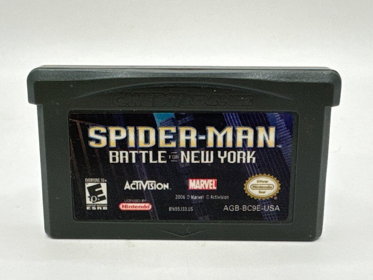 Spiderman Battle for New York CL01 (Cart Only) Game Boy Advance