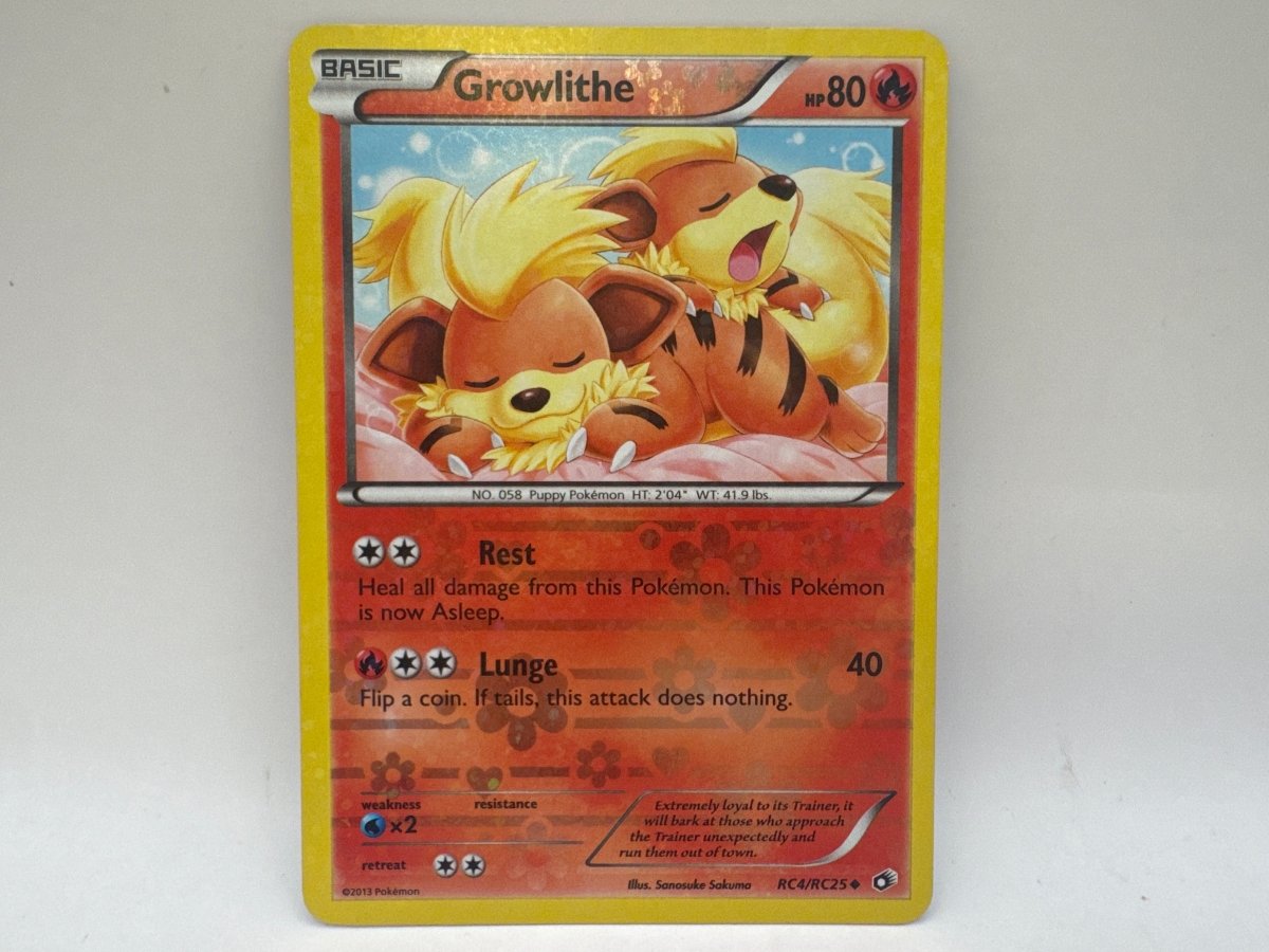 Growlithe RC4/RC25 (MP) CL01 Pokemon