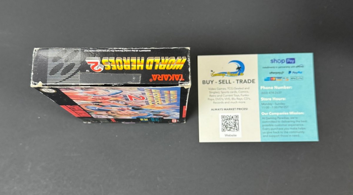 World Heroes 2 Super Nintendo CL 01
