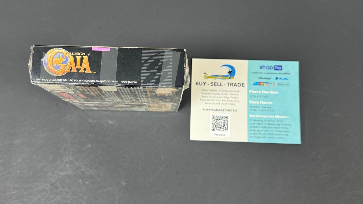 Illusion of Gaia Super Nintendo CL 01