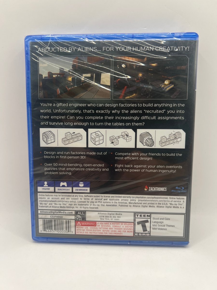 Infinifactory CL01 (NEW) PlayStation 4