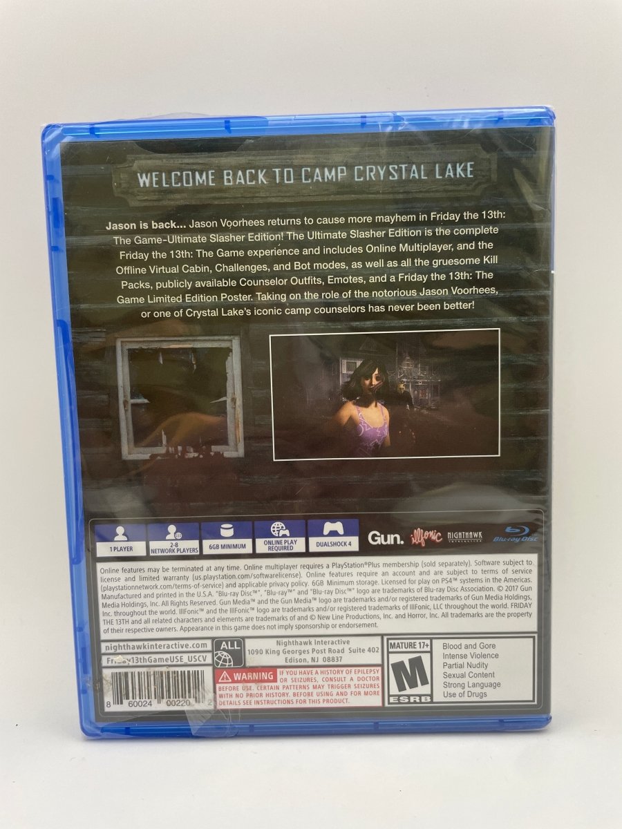 Friday the 13th [Ultimate Slasher Edition] CL01 (New) PlayStation 4