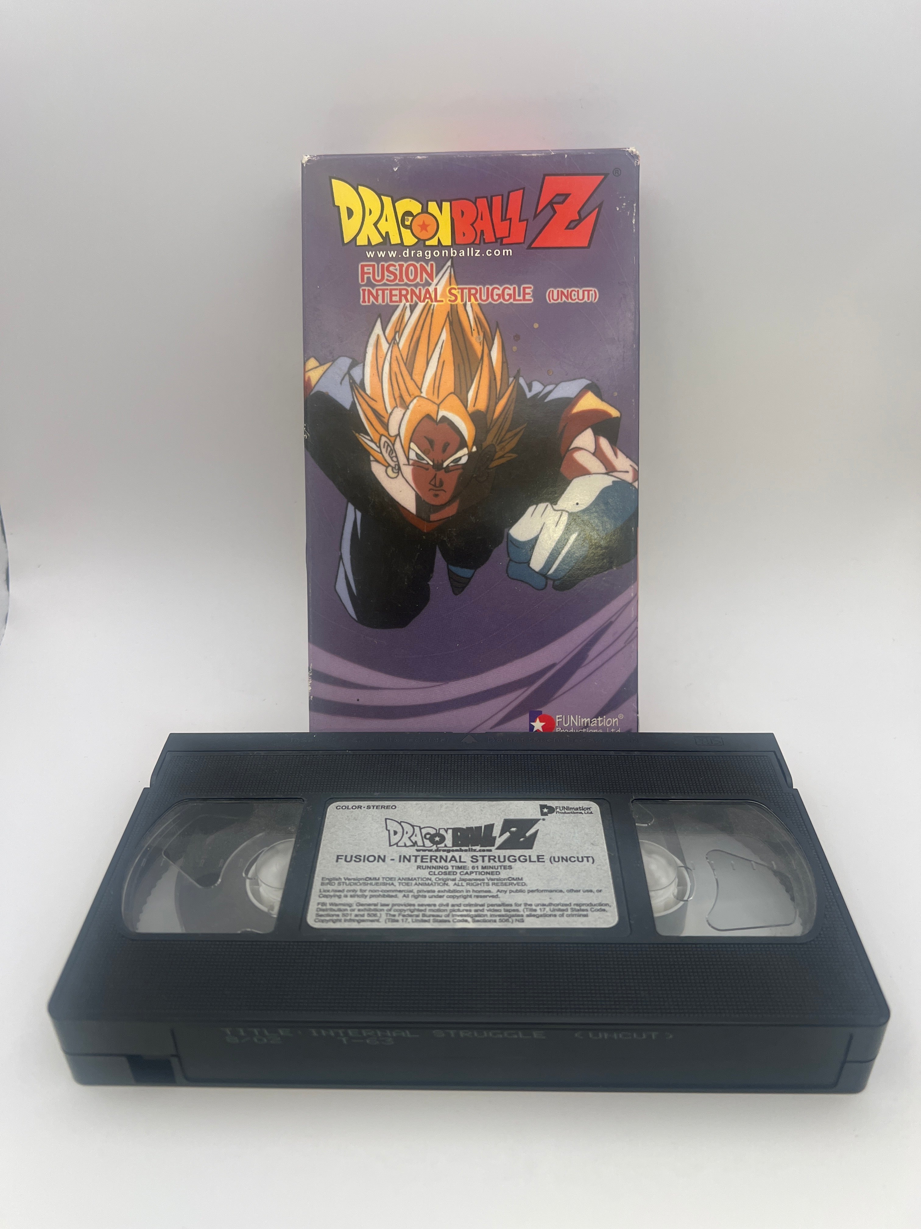 Dragon Ball Z - Fusion - Internal Struggle (Uncut) (2002) Used VHS