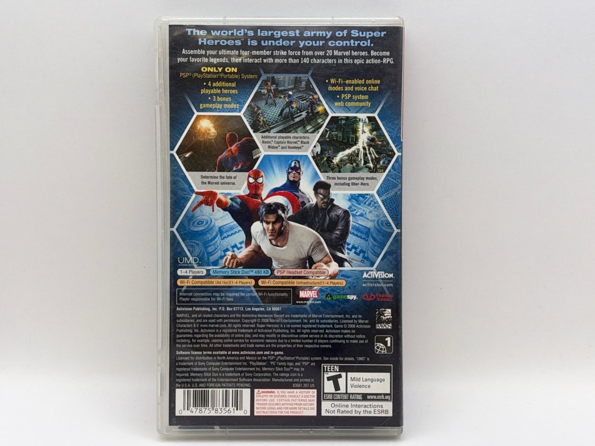 Marvel Ultimate Alliance [Greatest Hits] CL01 (CIB) PSP