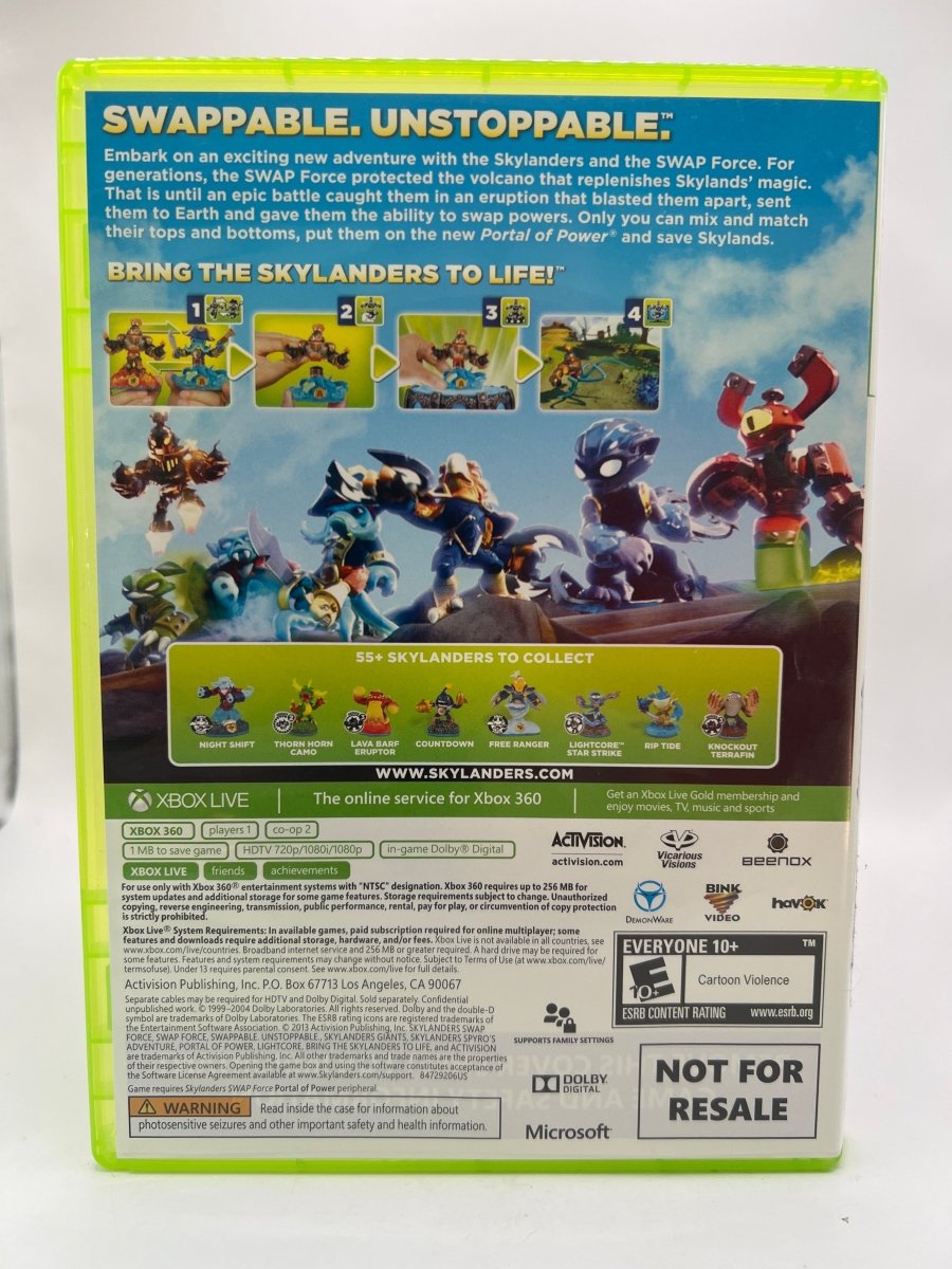 Skylanders: Swap Force CL01 (CIB) Xbox 360