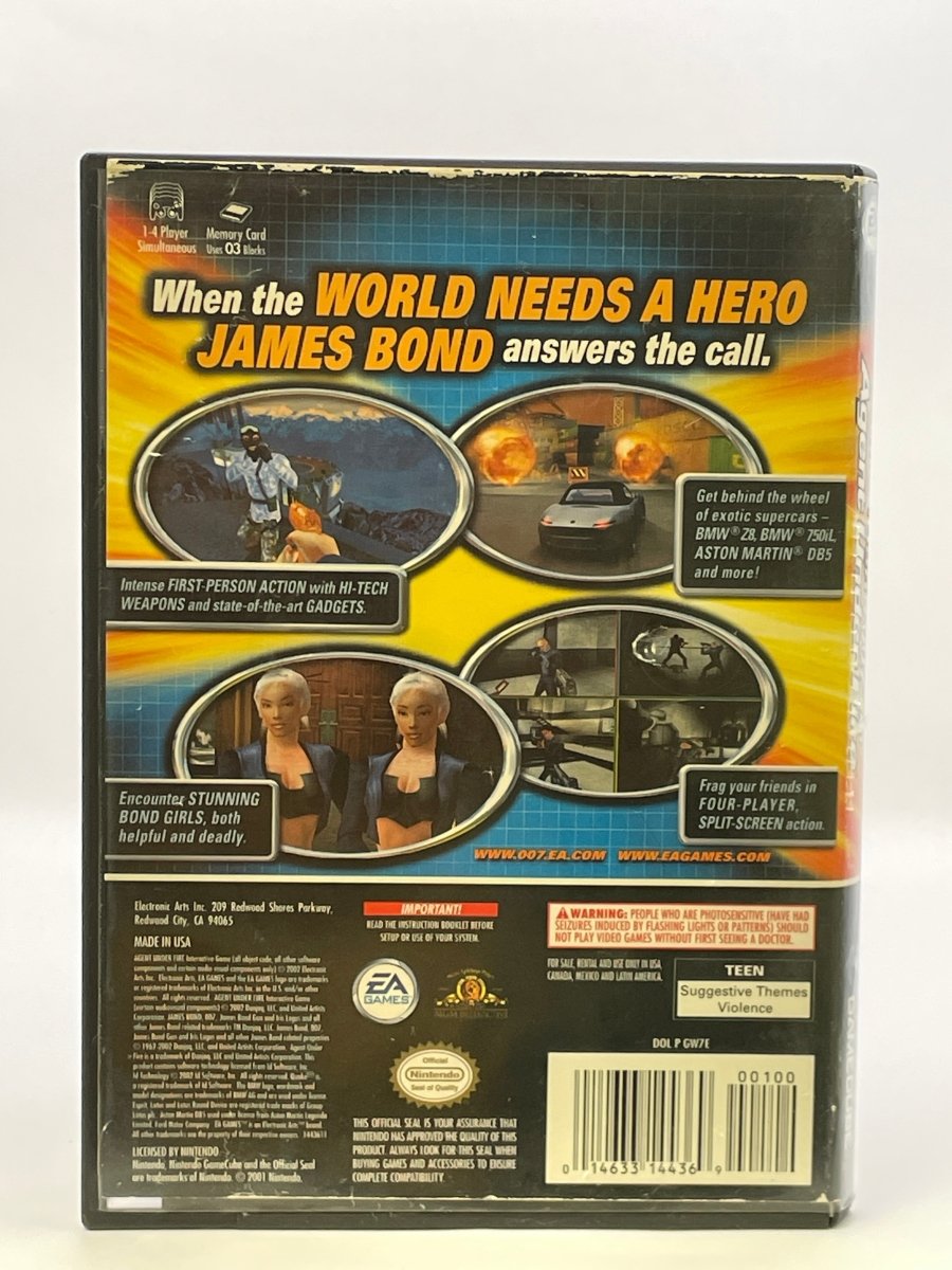 007 Agent Under Fire CL01 (CIB) Gamecube