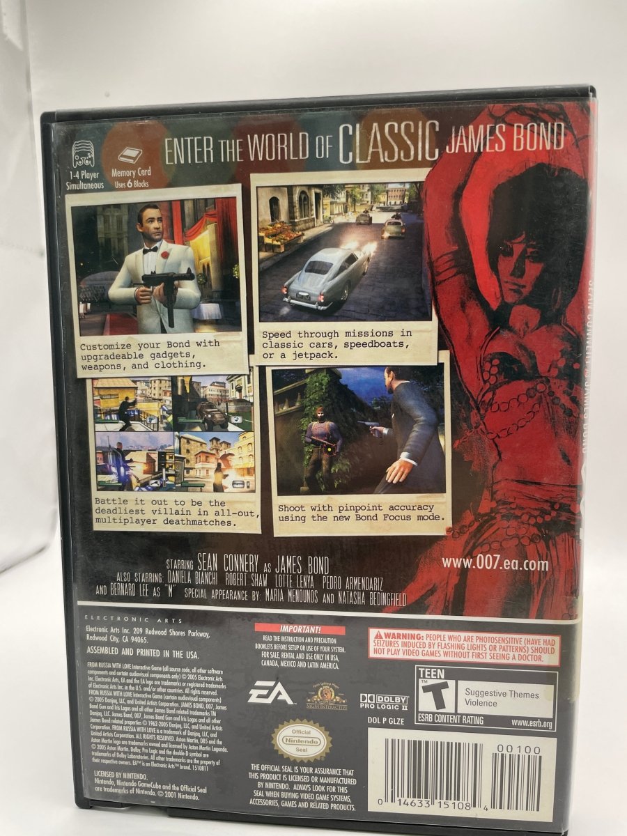 007 From Russia With Love CL01 (CIB) Gamecube