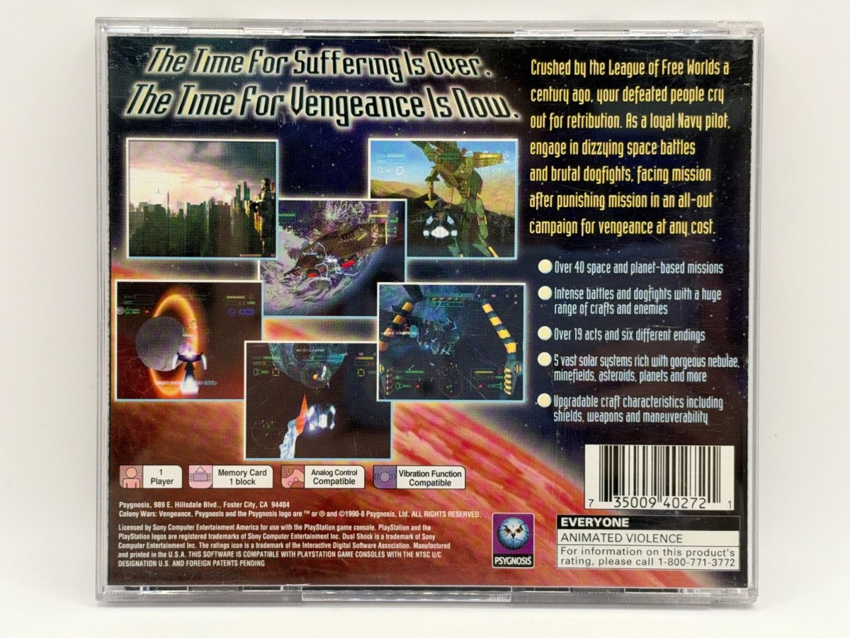 Colony Wars Vengeance CL01 (CIB) Playstation One