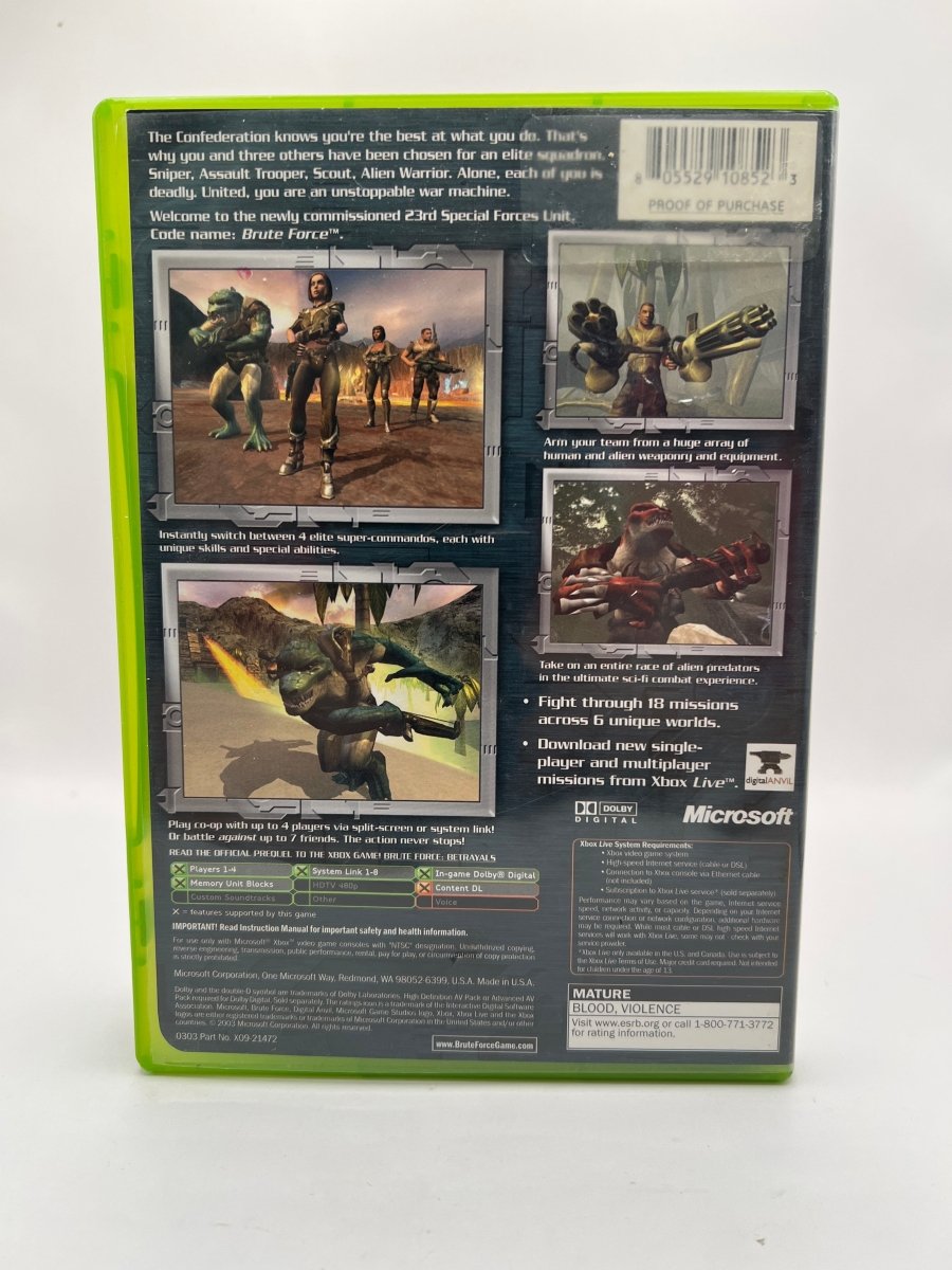 Brute Force CL01 (CIB) Original Xbox