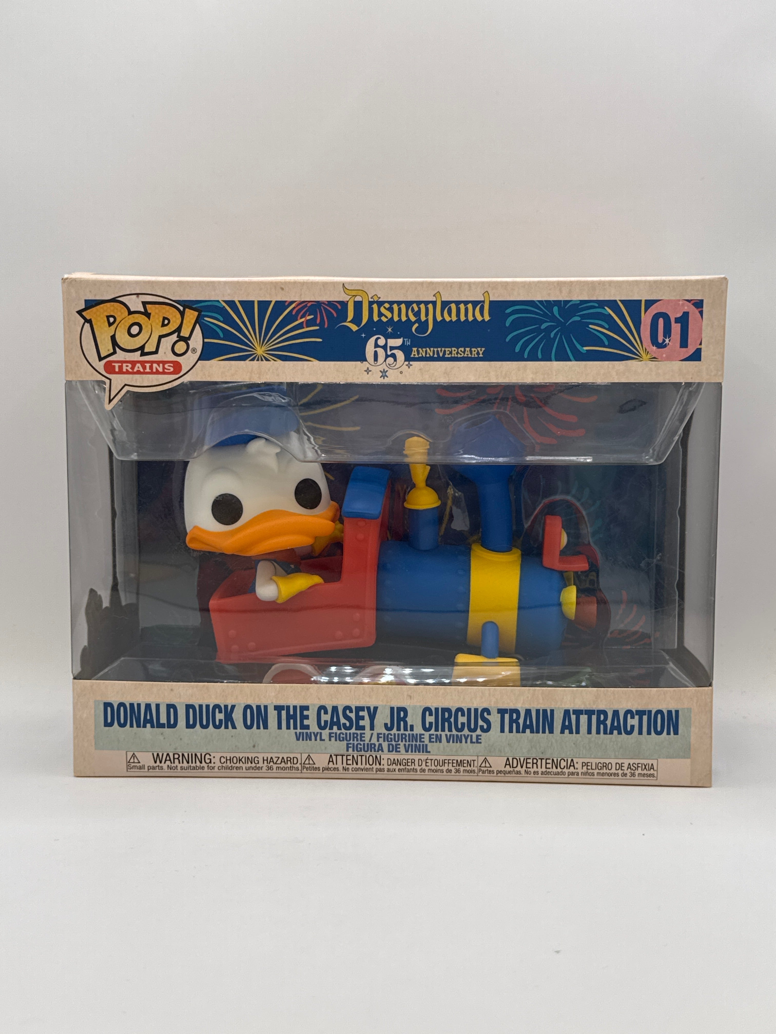 Disneyland Resort 65TH Anniversary: Donald Duck on the Casey Jr. Circus Train Attraction #01 Funko Pop