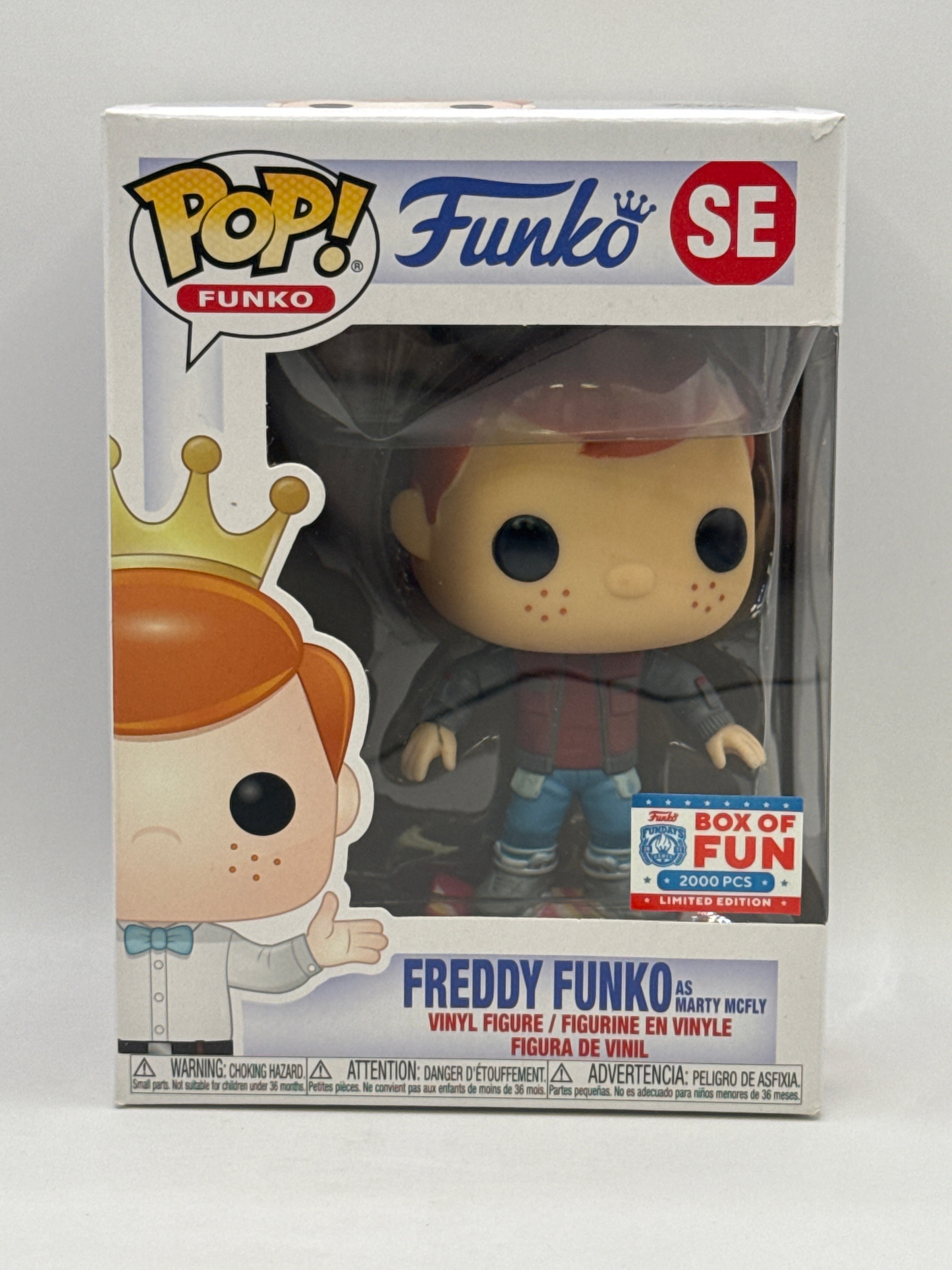 Funko: Freddy Funko as Marty McFly - Box of Fun 2000 PCS Limited Edition #SE Funko Pop