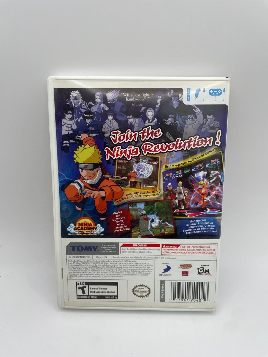 Naruto Clash Of Ninja Revolution CL01 (CIB) Nintendo Wii