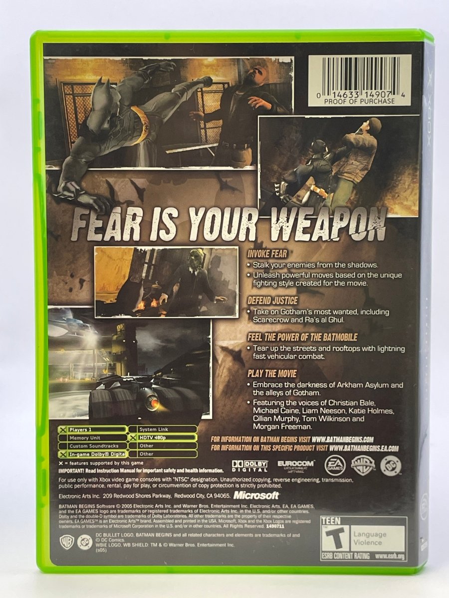 Batman Begins CL01 (Missing Manual) Original Xbox