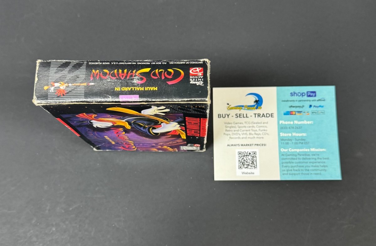 Maui Mallard in Cold Shadow Super Nintendo CL 01