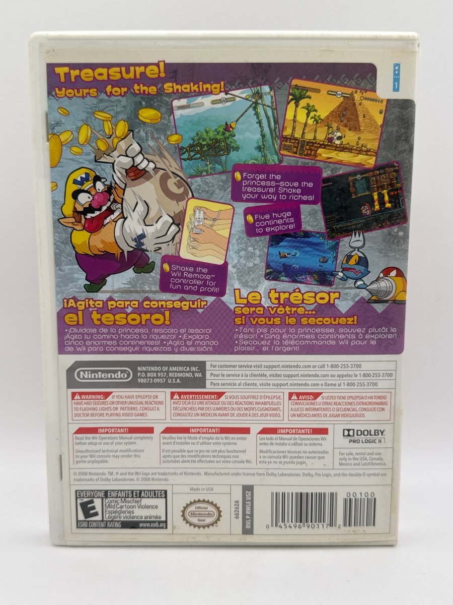 Wario Land Shake It CL01 (CIB) Nintendo Wii
