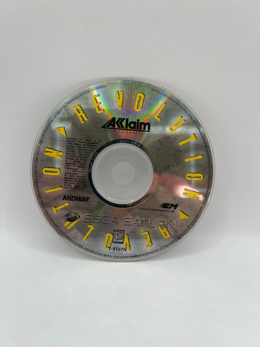 Revolution X CL01 (Disc Only) Sega Saturn