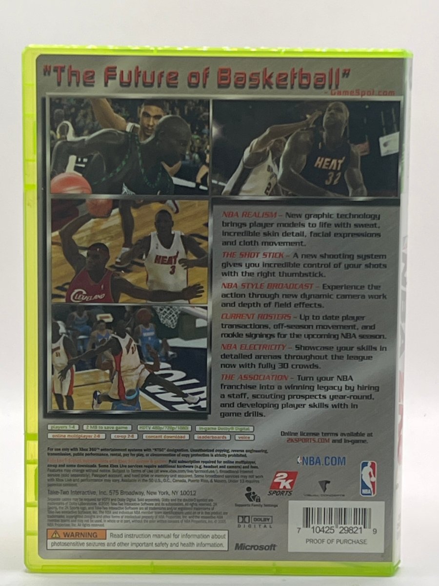 NBA 2K6 CL01 (CIB) Xbox 360