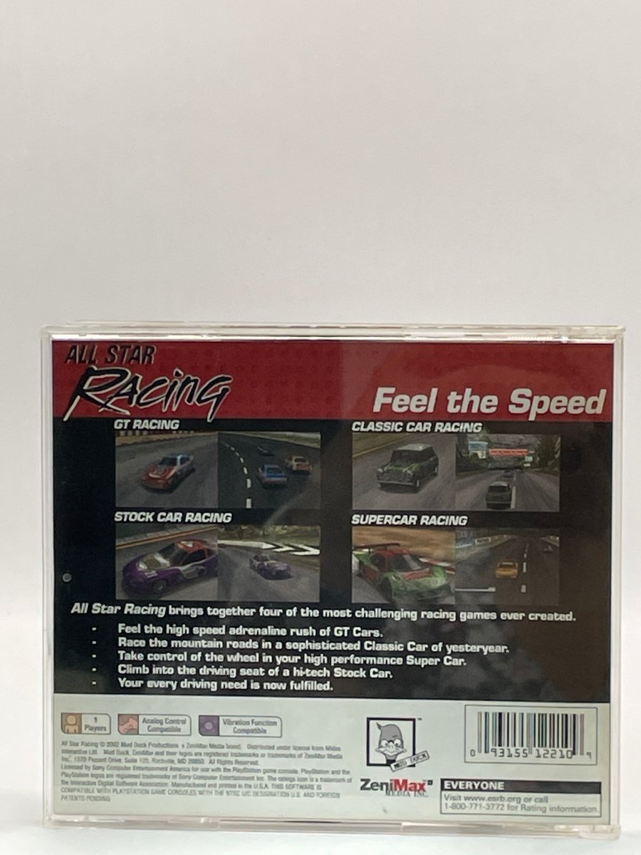 All-Star Racing CL01 (CIB) Playstation One