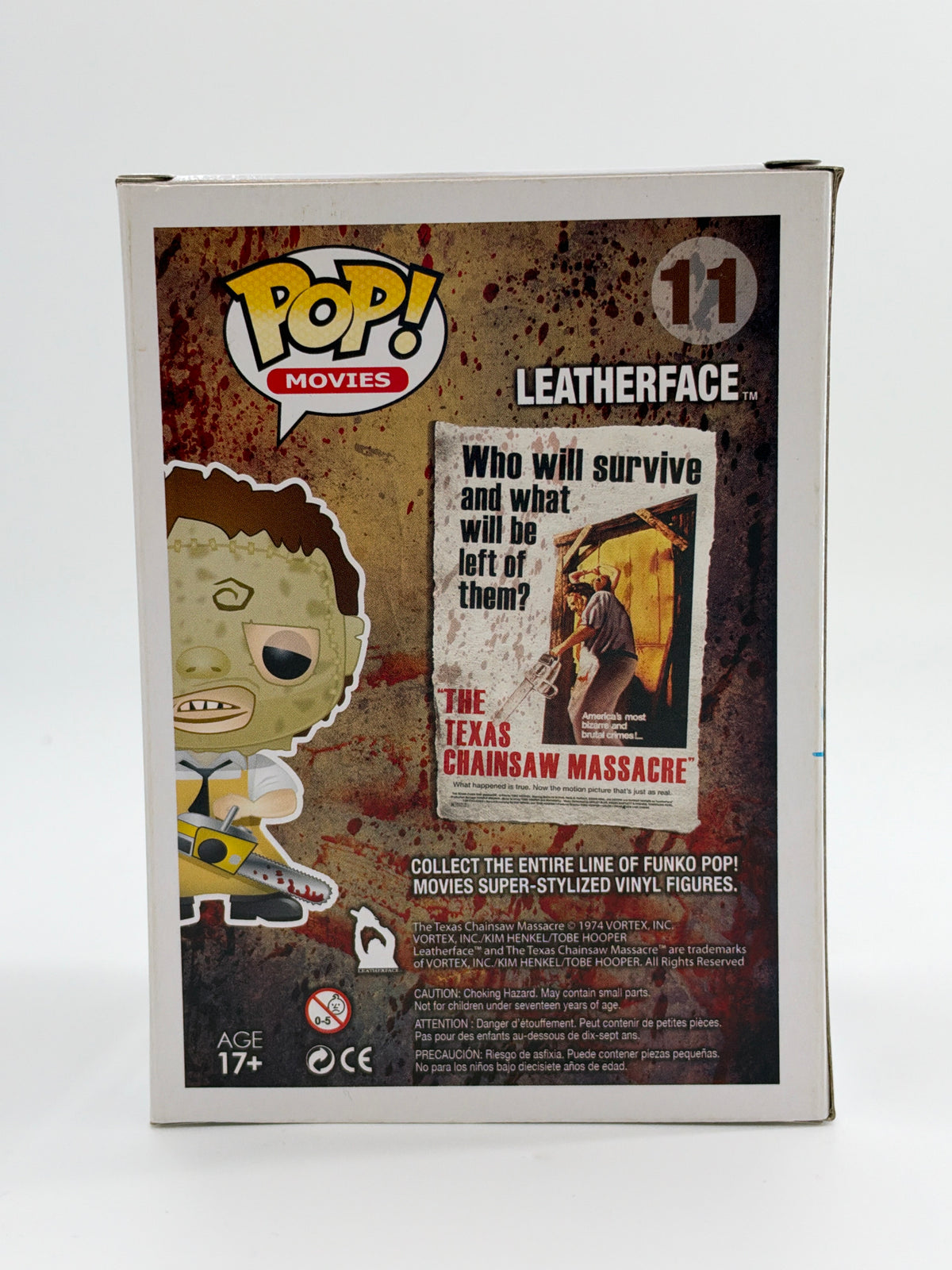The Texas Chainsaw Massacre: Leatherface (Signed By Bob Elmore) #11 Funko Pop