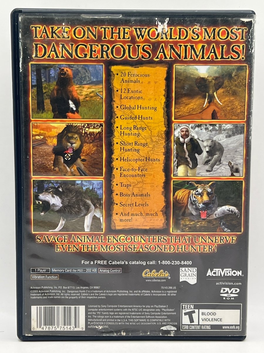 Cabela's Dangerous Hunts 2 CL04 (CIB) PlayStation 2