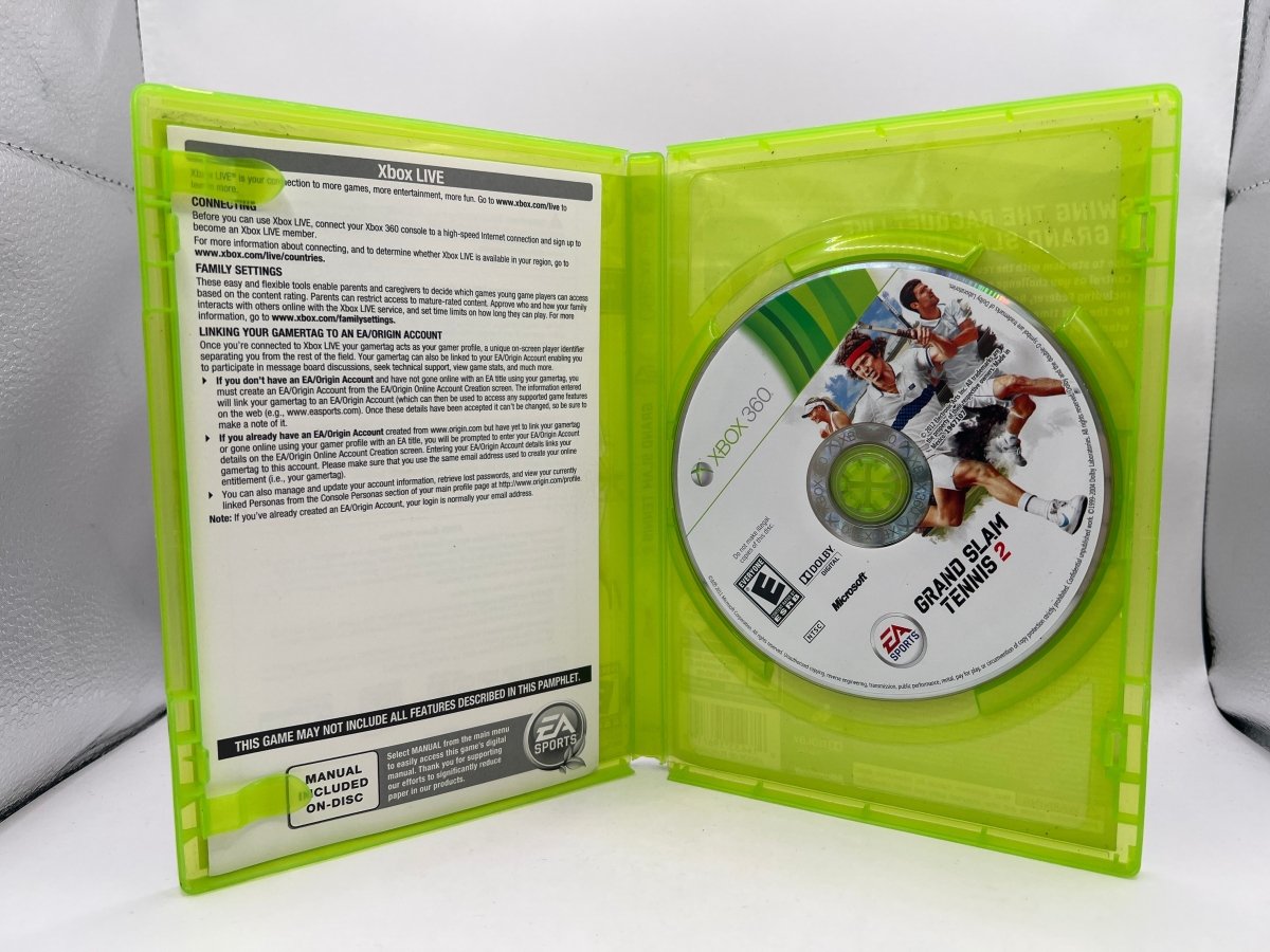 Grand Slam Tennis 2 CL01 (CIB) Xbox 360